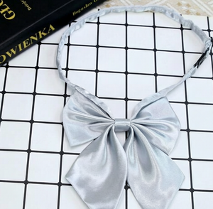 Conjunto de Accesorios para Uniforme Escolar con Lazo Brillante de Color Sólido JK para Mujer, Lazo Profesional - Product Image 2