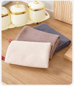 Toalla <span class=keywords><strong>de</strong></span> algodón para cocina, trapos, plato <span class=keywords><strong>de</strong></span> alta absorción, toallas <span class=keywords><strong>de</strong></span> mano suaves con capa intermedia <span class=keywords><strong>de</strong></span> panal <span class=keywords><strong>de</strong></span> doble cara - Product Image 6