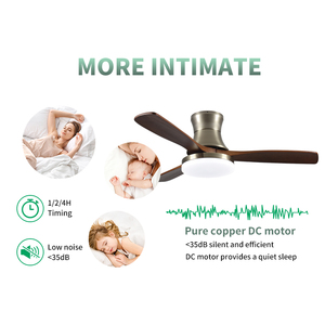 Lustre d'hôtel moderne de 48 pouces HC77XD allumant le ventilateur de plafond moderne - Product Image 4