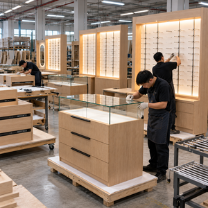 Diseño Interior Moderno para Ópticas, Muebles de Exhibición Personalizados para Gafas y Lentes de Sol - Product Image 4
