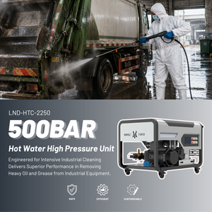 เครื่องฉีดน้ำแรงดันสูงแบบเคลื่อนที่สำหรับอุตสาหกรรม 500 บาร์ 22 ลิตร/นาที 22 กิโลวัตต์ รุ่น LND <span class=keywords><strong>HTC</strong></span> 2250 - Product Image 3
