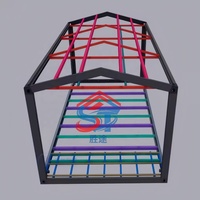 Structure modulaire en acier galvanisé, robuste et pliable, pour la construction de maisons, d'hôtels, d'entrepôts, de auvents