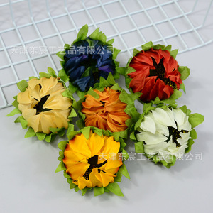 Dongchen Crafts - Capullos de Girasol Artificiales de 6 cm, Flores de Seda, Accesorios de Fotografía, Decoraciones para Bodas - Product Image 4