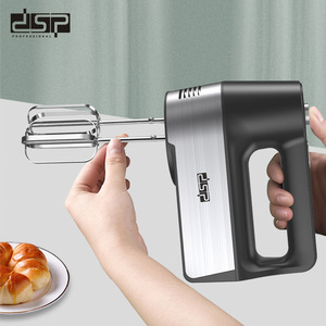 Batidora de Mano Eléctrica DSP de 5 Velocidades con Doble Varilla para Cocina y Repostería, Color Plata y Negro - Product Image 2