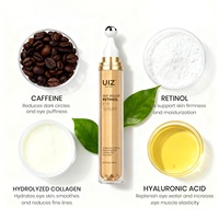Sérum pour les yeux en roll-on, élimination des poches sous les yeux, caféine, rétinol, collagène, anti-âge, élimination des cernes, sérum pour les yeux en roll-on