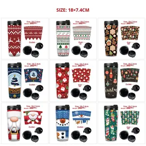 ชุดแก้วเก็บความเย็นแบบสองชั้น พลาสติก รุ่น MC500 สำหรับของขวัญ ซีรีส์คริสต์มาส  เป็นมิตรกับสิ่งแวดล้อม ดีไซน์ทันสมัย เรียบง่าย - Product Image 2