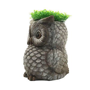 Des ornements de <span class=keywords><strong>pot</strong></span> de fleurs animaux personnalisés peuvent être utilisés pour faire des lapins, grenouilles et hiboux Figurines résine cadeau Anime Figure - Product Image 5