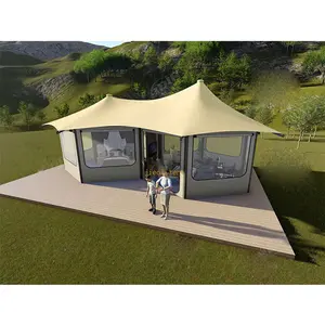 2020 Bahasa Swedia Hotel Mewah Camping Tent untuk 2-4 Orang Desert Resort