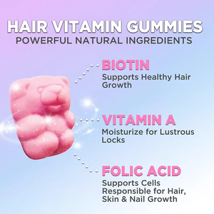 Tabletas masticables de biotina, ricas en queratina y colágeno, ayudan a nutrir la piel y las uñas. Suplemento dietético natural, sin OMG. - Product Image 5