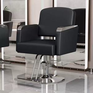 Vente directe usine 2026 – Fauteuil de coiffure moderne à base dorée, chaise de barbier professionnelle - Product Image 2