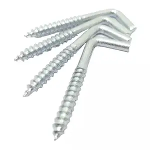 Batch Export Hanging Hook Screw Shape Self Tapping Screws Square Cup Hook Fashion Shaped Screw Handan RUISU Fastener Factory