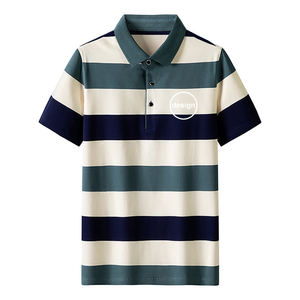 Camiseta Polo de Verano para Hombre con Logotipo Personalizado OME, Camisetas Polo de Algodón para Hombre, Camiseta Polo a Rayas para Hombre de Alta Calidad - Product Image 1