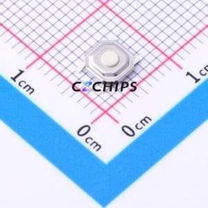 TSC005A1518A03 Tactile Switch SMD-4P,5.2x5.2mm Switch Round Button 1.8N Vertical Mount 5.2mm - Product Image 1