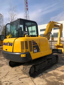 Offre Spéciale d'occasion KOMATSU PC56 5 tonnes 6 tonnes mini excavatrice sur chenilles machines de construction agricole Bager Digger stock prêt à l'emploi - Product Image 6