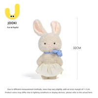 Fun-Finding Forgotten Forest Lapin à oreilles droites, Peluche, Poupée, Compagnon d'oreiller, Poupée en tissu - Unisexe, Polyester, 31-50 cm, Anniversaire