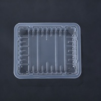Barquettes alimentaires transparentes en PET de qualité alimentaire, jetables et recyclables, pour supermarchés, plats à emporter, sushis, viande, fruits de mer, noix, sucre, aliments pour bébés - Blister