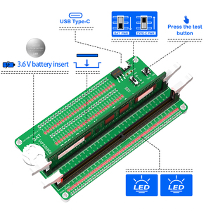Bộ nhớ máy tính để bàn DDR4 cho thẻ kiểm tra với các chỉ số LED chẩn đoán ngắn mạch trục trặc có sẵn - Product Image 4