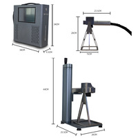 Nouvelle machine de gravure portable de petite taille avec alimentation rechargeable/par câble pour le codage de plaques signalétiques en métal et en plastique