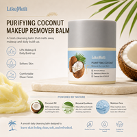 Balsem Pembersih Makeup Private Label 50g Balsem Pembersih Botani Alpukat Blueberry Kelapa Astaxanthin Abelmoschus OEM ODM