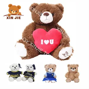 supplier stuffed animal custom teddy bear plush toy high quality custom teddy bear for Valentine's Day gift