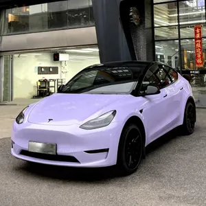 New Color PET Deluxe Lilac Violet Purple Gloss Car Vinyl Wraps