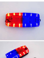Luz de Advertencia LED Multifunción para Patrulla de Seguridad, Lámpara de Hombro con Luz Estroboscópica Roja y Azul, Luz Intermitente para Ciclismo