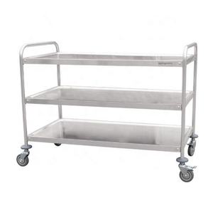 Food <b>Trolley</b> Cart Double Layer Collecting Dishes <b>Trolley</b> Residual Food Collection <b>Trolley</b> - Product Image 5