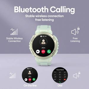 Montre connectée pour <span class=keywords><strong>femme</strong></span> K73, fabricant OEM ODM, écran AMOLED 1,32 pouces, suivi <span class=keywords><strong>de</strong></span> <span class=keywords><strong>la</strong></span> santé, plus <span class=keywords><strong>de</strong></span> 100 modes sportifs. - Product Image 1