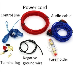 <span class=keywords><strong>Kit</strong></span> <span class=keywords><strong>de</strong></span> câblage <span class=keywords><strong>de</strong></span> haut-parleurs audio A64M-1500W 8GA câble <span class=keywords><strong>de</strong></span> <span class=keywords><strong>caisson</strong></span> <span class=keywords><strong>de</strong></span> basses <span class=keywords><strong>de</strong></span> <span class=keywords><strong>voiture</strong></span> 60 AMP porte-fusible fils d'installation <span class=keywords><strong>de</strong></span> haut-parleur 18GA - Product Image 5
