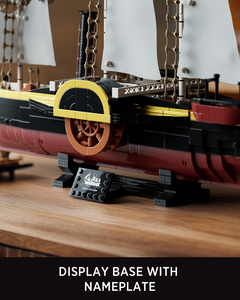 Nifeliz NF10346 2026 Neues MOC Westliches Dampfschiff DIY Spielzeug Ausstellungsmodell Sammlerstück Geschenke für Erwachsene 1948 Teile Baustein-<span class=keywords><strong>Sets</strong></span> - Product Image 5