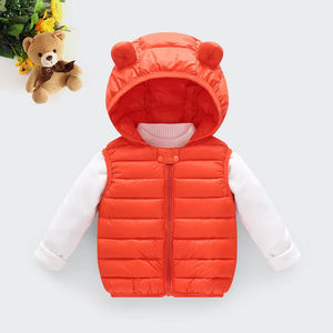 Nouveau Bébé Fille Manteau D'hiver À Capuche Vers Le Bas Gilet Enfants Gilet Avec Oreille Enfants Vêtements Chauds Garçon Filles Veste <span class=keywords><strong>Sans</strong></span> Manches Outwear - Product Image 6