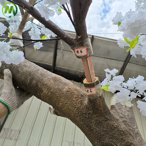 Árbol de flores artificiales decorativas Árbol de Sakura japonés Árbol simulado en forma de arco blanco falso para boda - Product Image 6