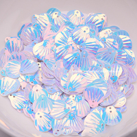 Nouvelles paillettes PVC multicolores 2025 de 13x14mm/18x20mm pour vêtements et nail art, motifs fleurs/feuilles