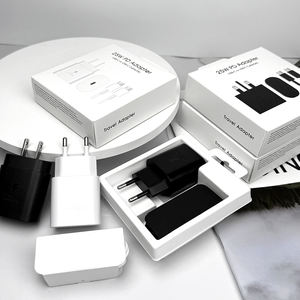 Adaptateur PD 25W d'origine d'usine <span class=keywords><strong>Chargeur</strong></span> rapide Type-C Adopte un <span class=keywords><strong>chargeur</strong></span> mural USB C pour <span class=keywords><strong>Samsung</strong></span> S25 A53 <span class=keywords><strong>A52</strong></span> - Prise EU US UK - Product Image 3