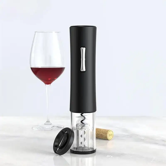 Battery Operated Electric Wine Corkscrew Opener Gift Set Automatic Wine Bottle Opener with Foil Cutter