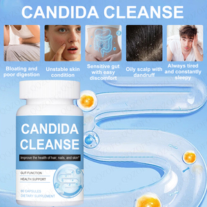 Cápsulas CANDIDA CLEANSE para el Apoyo Intestinal y del Colon (60 Cápsulas) Suplemento Herbal Candida Cleanse Pastillas - Product Image 3
