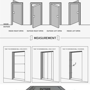 Puerta de Seguridad Sofia, Metálica, de Apertura Plana, Manual, Completa, Fabricada en Zhejiang - Product Image 4