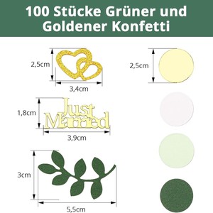 100 Pezzi Coriandoli Colorati per <span class=keywords><strong>Compleanno</strong></span> 30°, 40°, 50°, Foglie Verdi Glitterate per Decorazione Tavolo Festa di <span class=keywords><strong>Compleanno</strong></span> e Matrimonio - Product Image 6