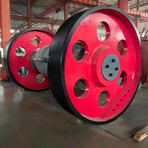 <span class=keywords><strong>Volano</strong></span> a puleggia per impieghi gravosi in acciaio legato/ferro grigio/ferro sferoidale, ingranaggio a corona, mulino a sfere, generatore diesel, pressa per forgiatura, lavorazione CNC - Product Image 3