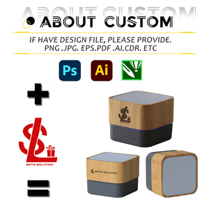 רמקול במבוק אלחוטי ידידותי לסביבה עם לוגו בהתאמה אישית, עיצוב חדש, 3W, תאורת RGB, מיני נייד, רמקולי בלוטות' עם לוגו - Product Image 2