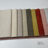 Haut de gamme sur mesure rideau Chenille tissu 100% Polyester moderne canapé sectionnel meubles de salon