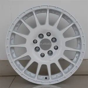 JDM Race Wholesale Jantes en alliage 15 pouces 4*100-114.3 8*100-114.3 15*7.0 Blanc Noir pour voitures particulières - Product Image 1