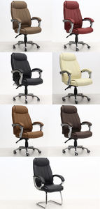 Kursi Tunggu Putar lembut ergonomis eksekutif kustom kursi kantor kursi kantor kulit untuk sakit punggung - Product Image 6