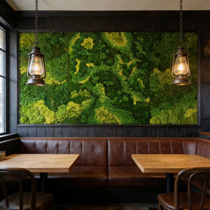 Art mural en mousse préservée sur mesure, fait main, écologique, panneau de mousse naturelle <span class=keywords><strong>pour</strong></span> la réception de bureau, le hall d'hôtel, décoration murale en mousse - Product Image 5