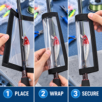 Étuis de protection transparents en PVC personnalisés pour leurres de pêche, hameçons et leurres, pour accessoires de canne à pêche