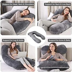 Embarazo Maternidad Almohada en forma de U Side Sleeper Almohada XXL Enfermería Cuerpo Embarazo Vientre Almohada para mujeres - Product Image 3