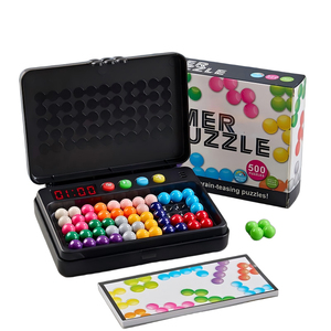Juego de Mesa de Cuentas Mágicas para Pensar y Razonar, Rompecabezas 3D, Juego de Batalla para Dos Jugadores, Juguete Portátil Ideal para Viajes para Niños y Adultos - Product Image 1