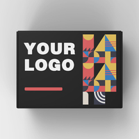 Emballage de boîte en papier personnalisé personnalisé pour vêtements t-shirt sous-vêtements boîtes d'expédition postale de stratification mate