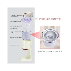 Newest Mini Portable Soft Ice <b>Cream</b> Making Machine Household Hot Selling Ice <b>Cream</b> <b>Maker</b> Machinen - Product Image 3