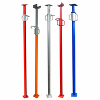 Étais de soutènement télescopiques en acier réglables d'occasion pour la construction